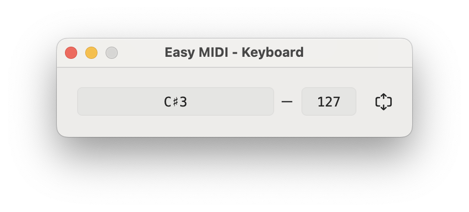 Easy MIDI Mini View